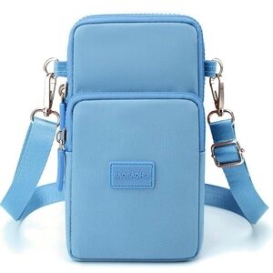 Crossbody Bag Cell Phone Sleeve Concert Venue Bag Adiustable Strap Arm Wrist NWT
